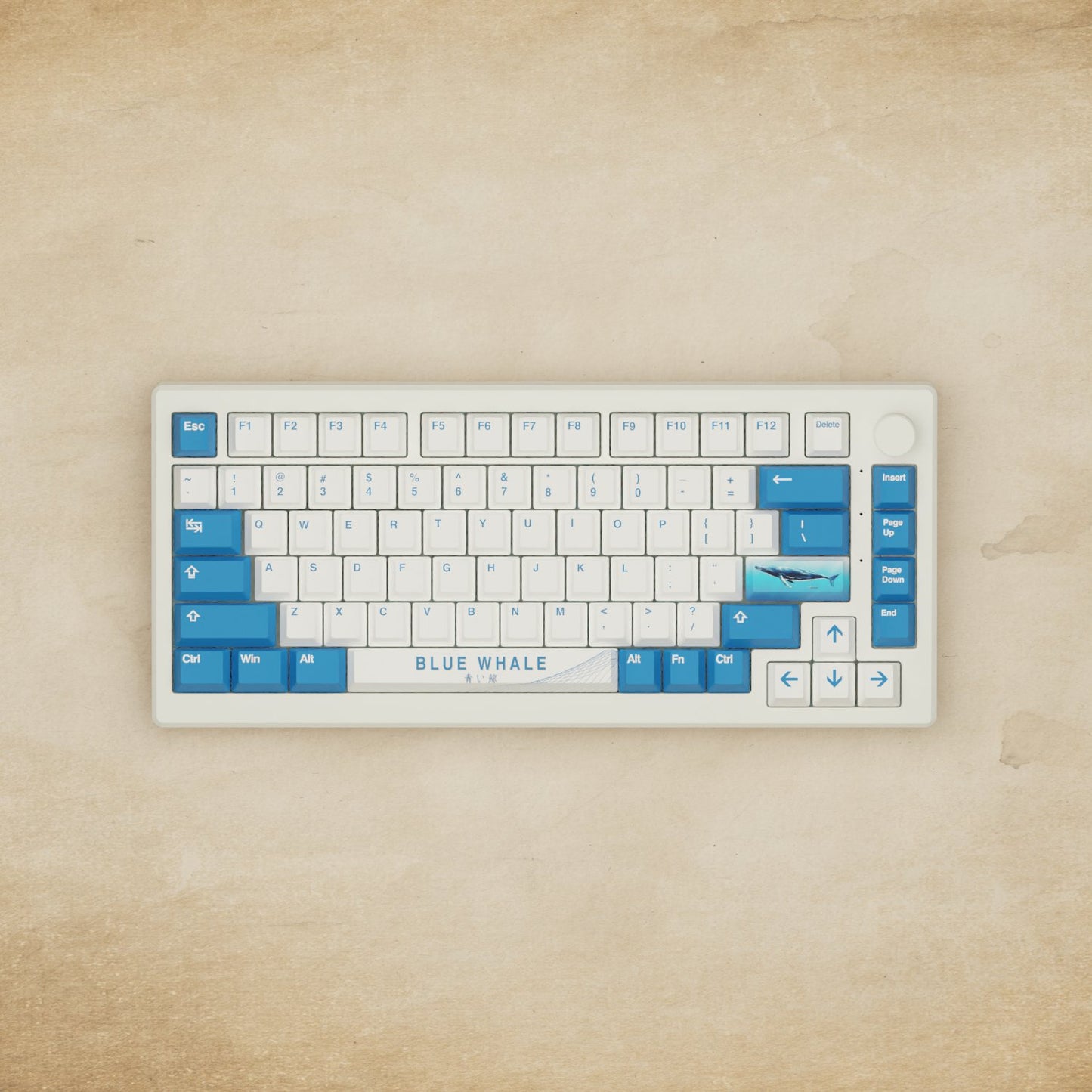 Alpha 82 - 75% Blue Whale Mechanical Keyboard - Goblintechkeys