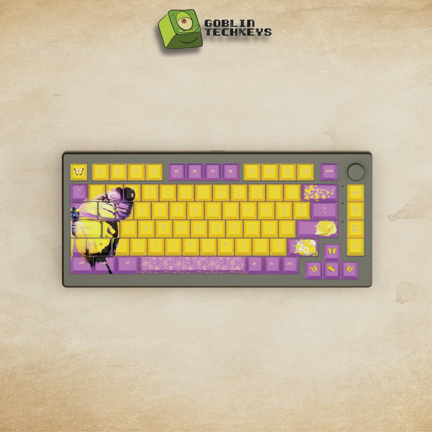 Alpha 82 - 75% Butterfly Mechanical Keyboard - Goblintechkeys