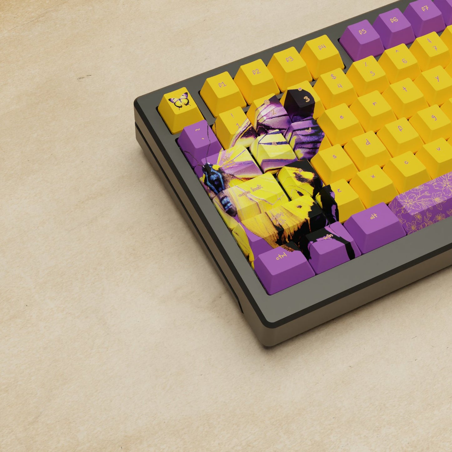 Alpha 82 - 75% Butterfly Mechanical Keyboard - Goblintechkeys