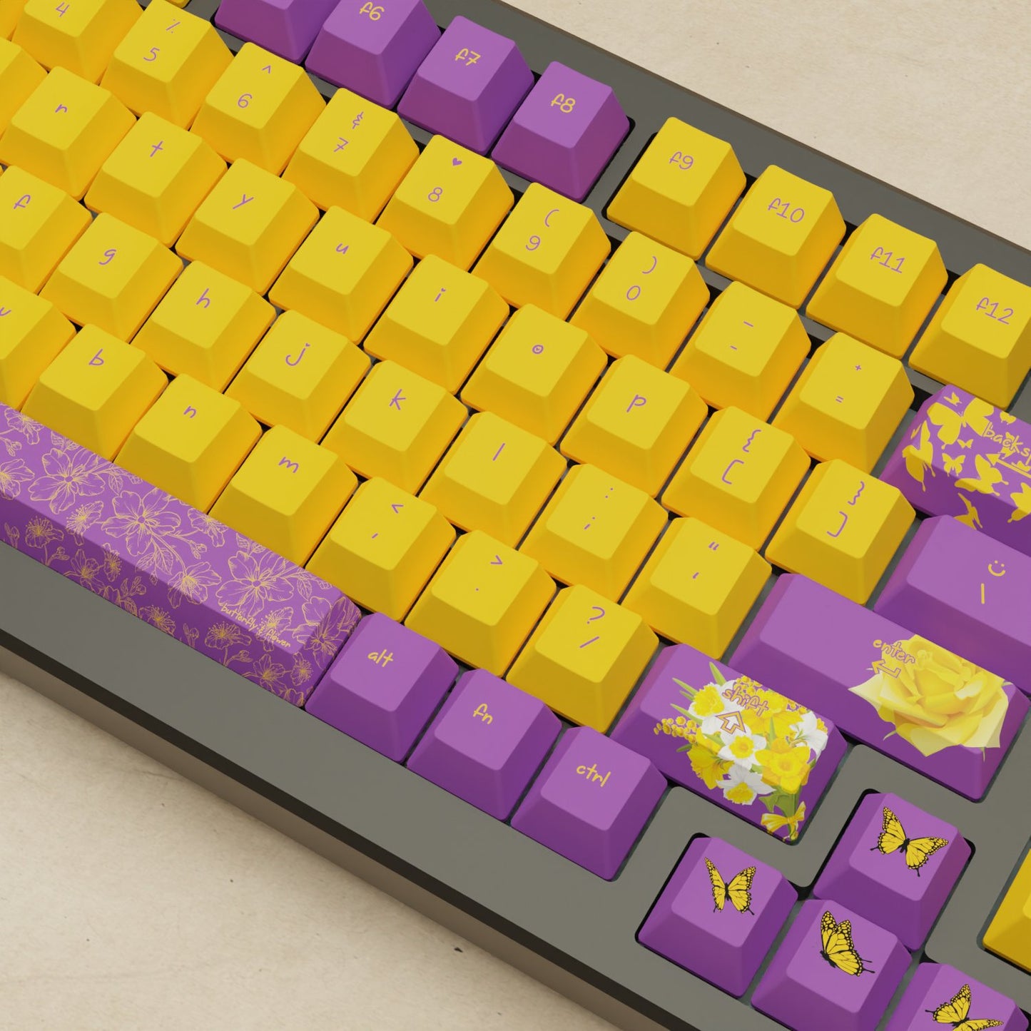 Alpha 82 - 75% Butterfly Mechanical Keyboard - Goblintechkeys