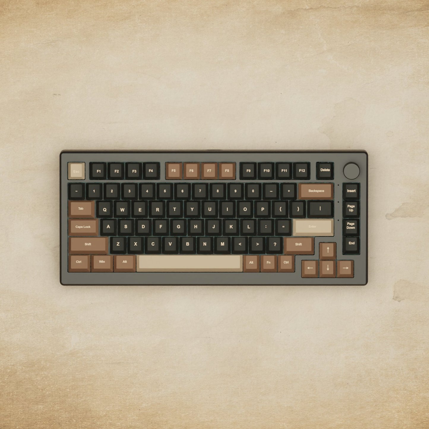 Alpha 82 - 75% Coffee Mechanical Keyboard - Goblintechkeys