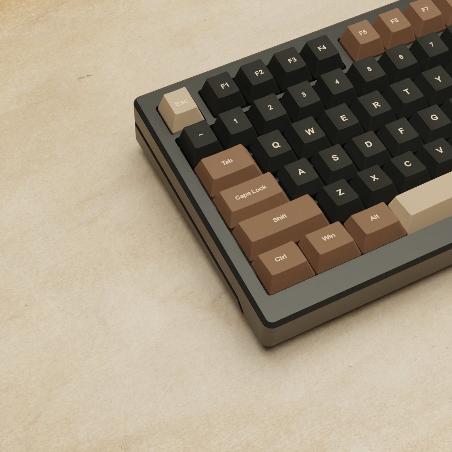 Alpha 82 - 75% Coffee Mechanical Keyboard - Goblintechkeys