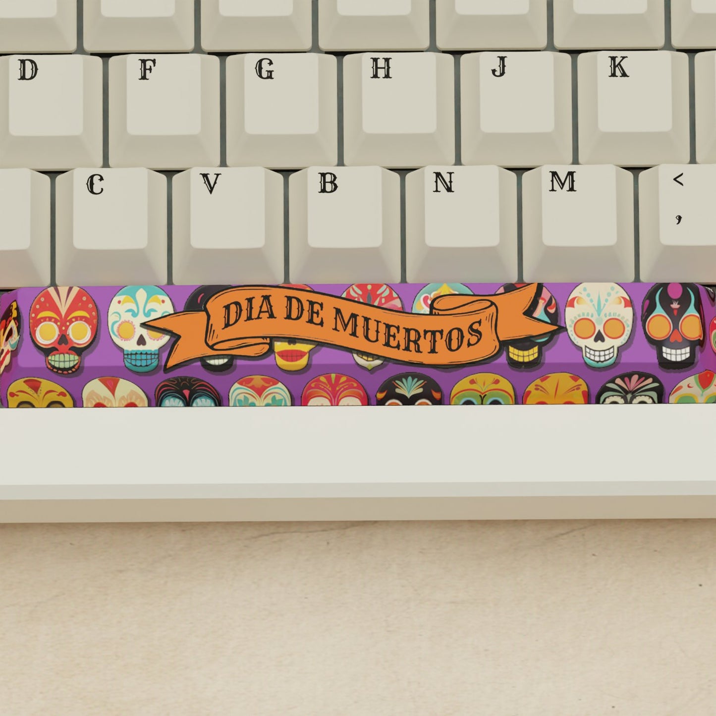 Alpha 82 - 75% Dia De Muertos Mechanical Keyboard - Goblintechkeys