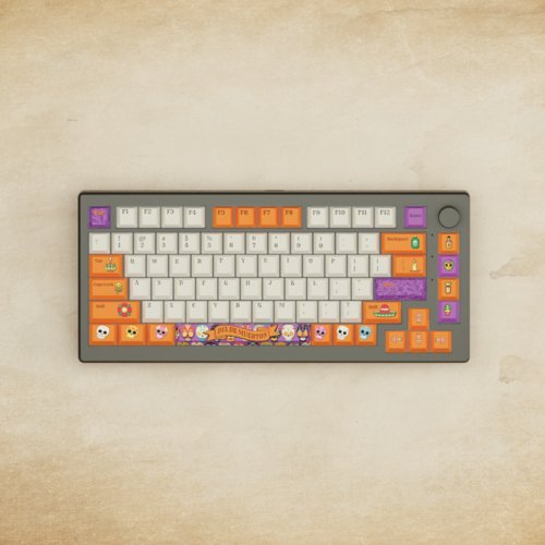 Alpha 82 - 75% Dia De Muertos Mechanical Keyboard - Goblintechkeys