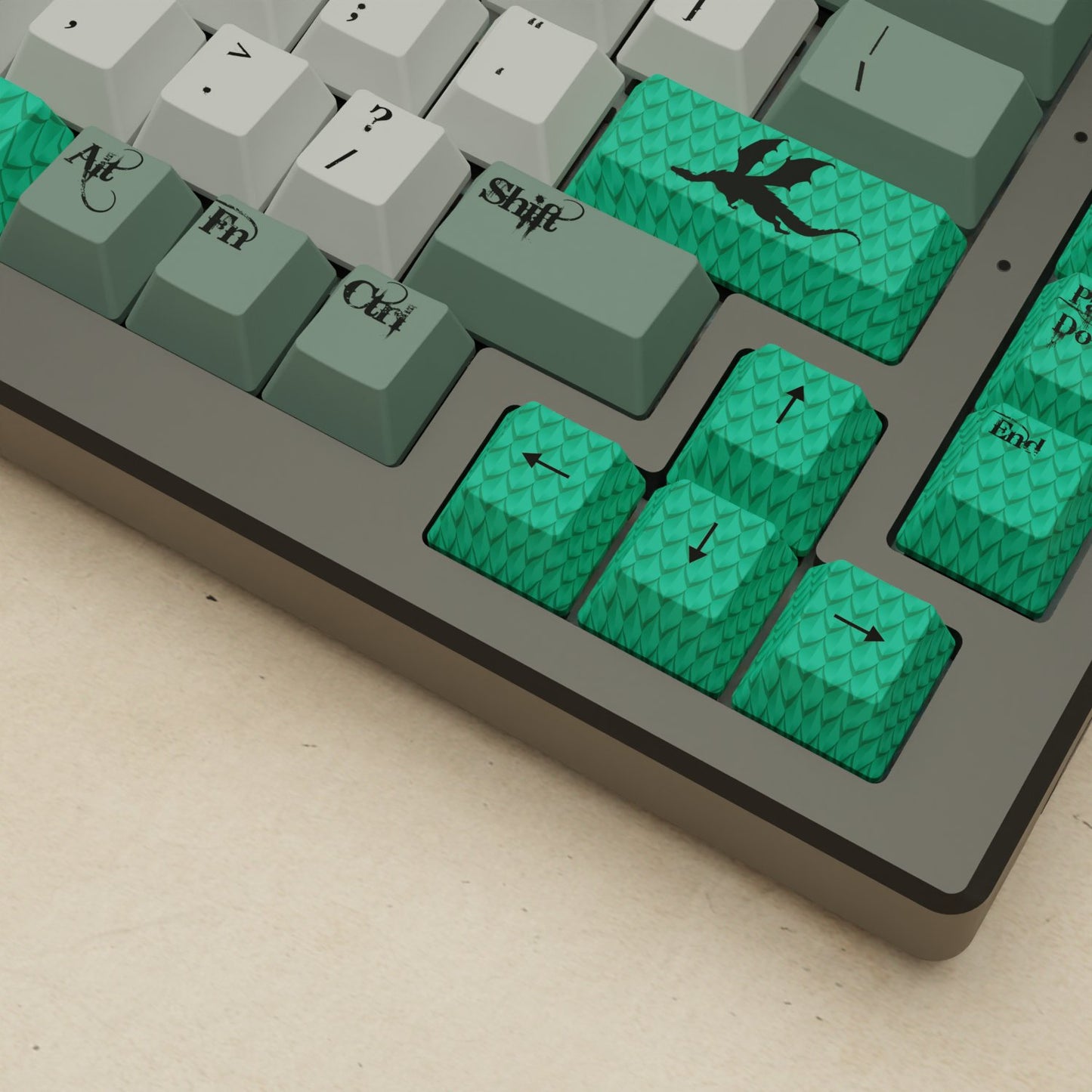 Alpha 82 - 75% Dragon Scale Mechanical Keyboard - Goblintechkeys