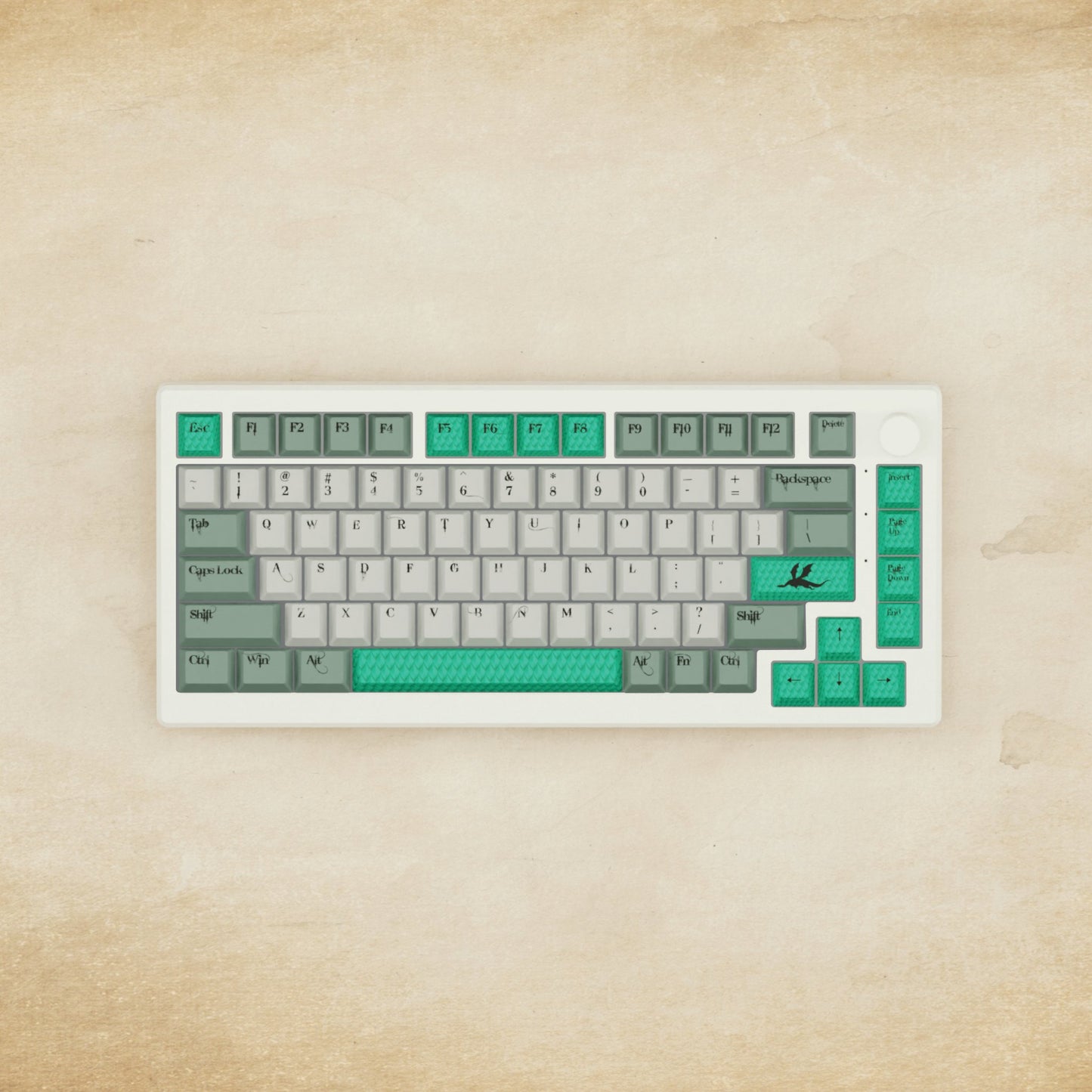Alpha 82 - 75% Dragon Scale Mechanical Keyboard - Goblintechkeys