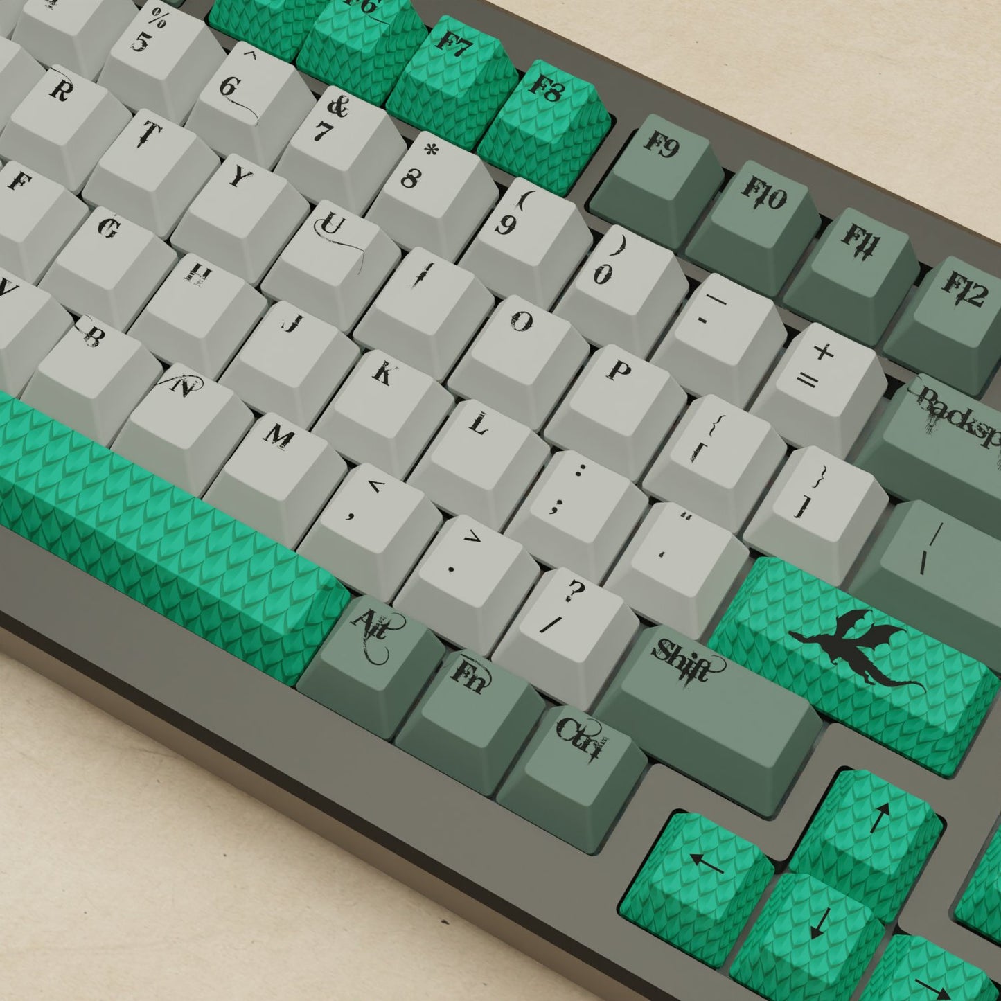 Alpha 82 - 75% Dragon Scale Mechanical Keyboard - Goblintechkeys
