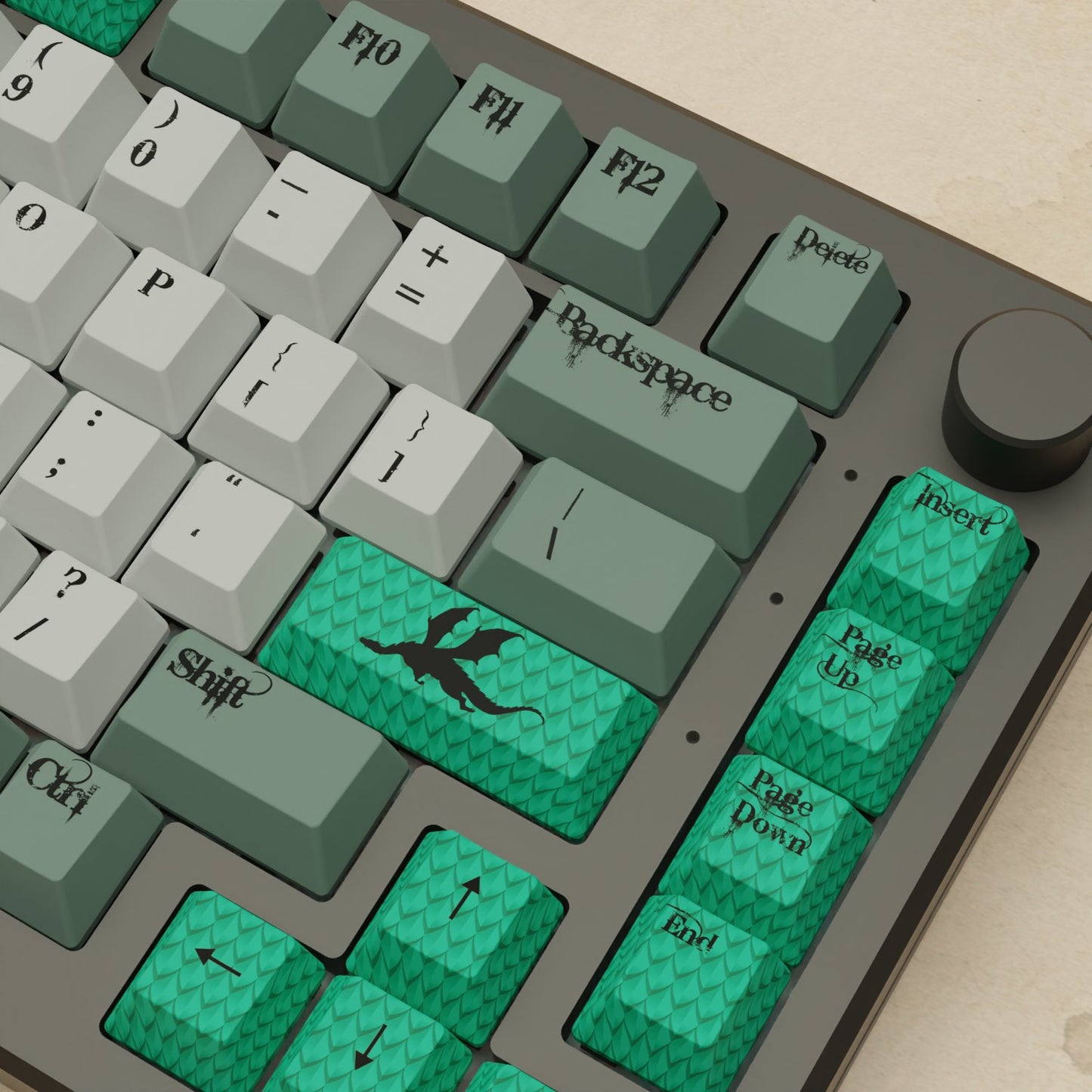 Alpha 82 - 75% Dragon Scale Mechanical Keyboard - Goblintechkeys