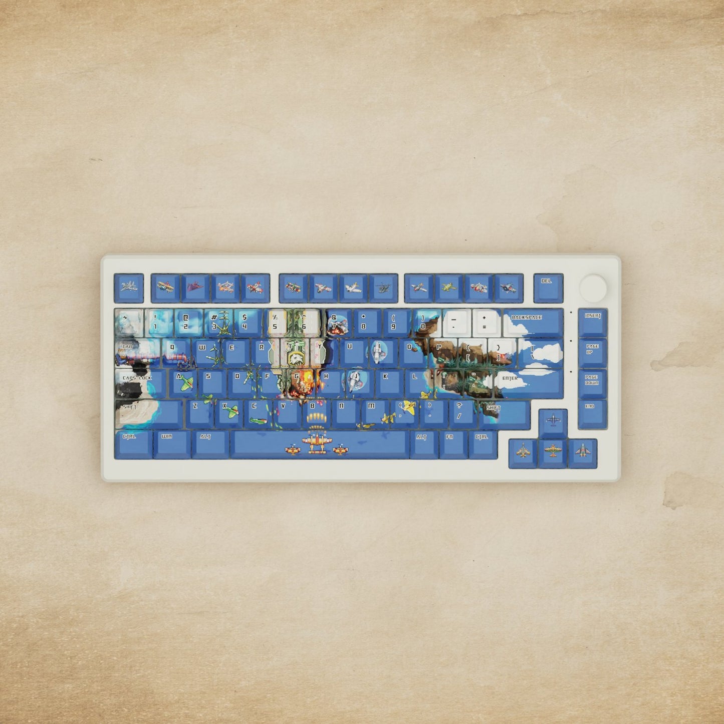 Alpha 82 - 75% Fighter Arcade Mechanical Keyboard - Goblintechkeys