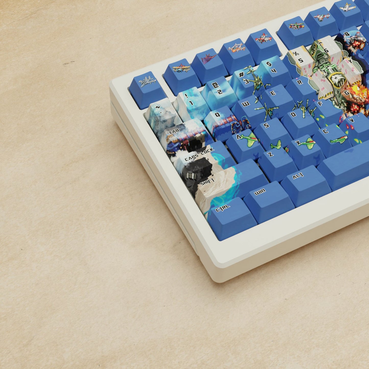 Alpha 82 - 75% Fighter Arcade Mechanical Keyboard - Goblintechkeys
