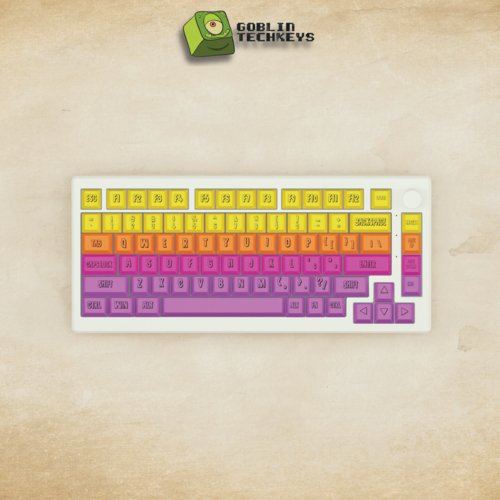 Alpha 82 - 75% Fruit Salad Mechanical Keyboard - Goblintechkeys