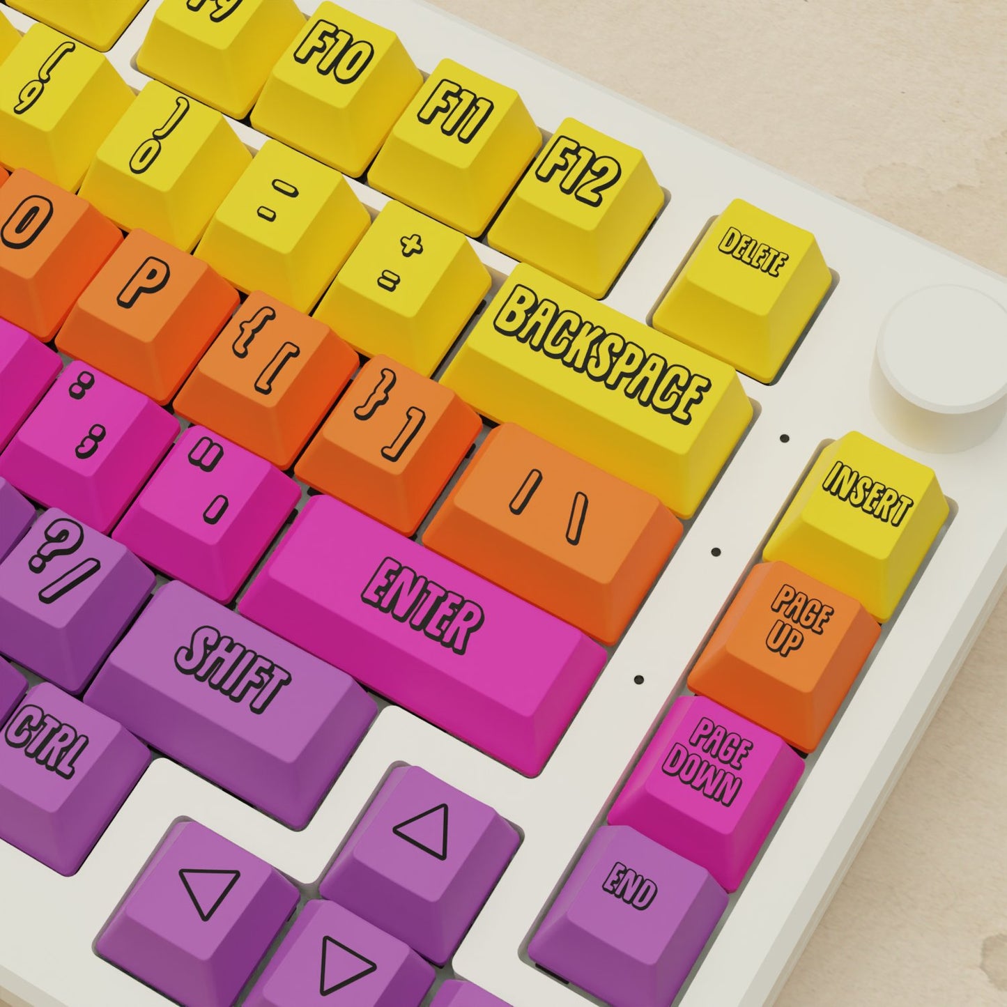 Alpha 82 - 75% Fruit Salad Mechanical Keyboard - Goblintechkeys