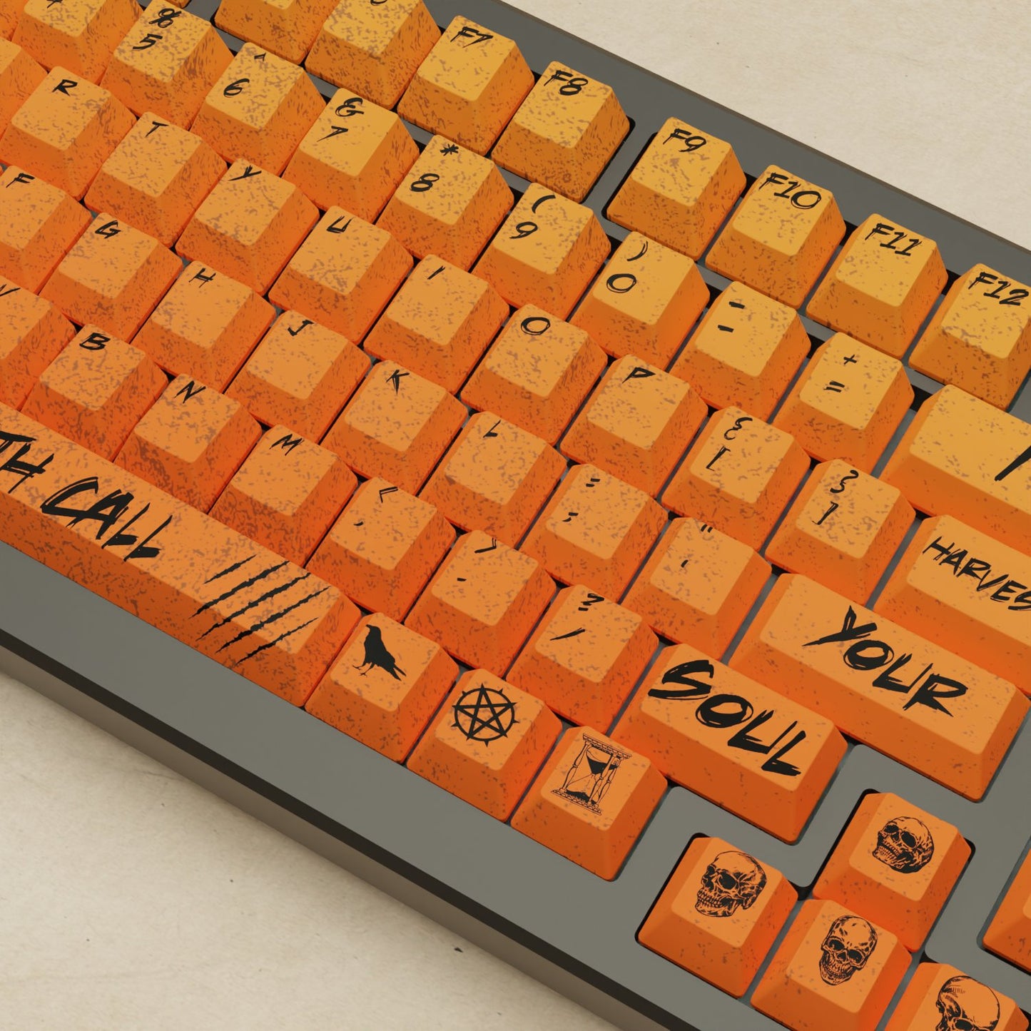 Alpha 82 - 75% Grim Reaper Mechanical Keyboard - Goblintechkeys
