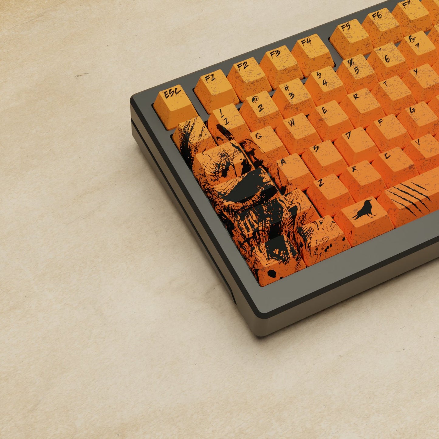 Alpha 82 - 75% Grim Reaper Mechanical Keyboard - Goblintechkeys
