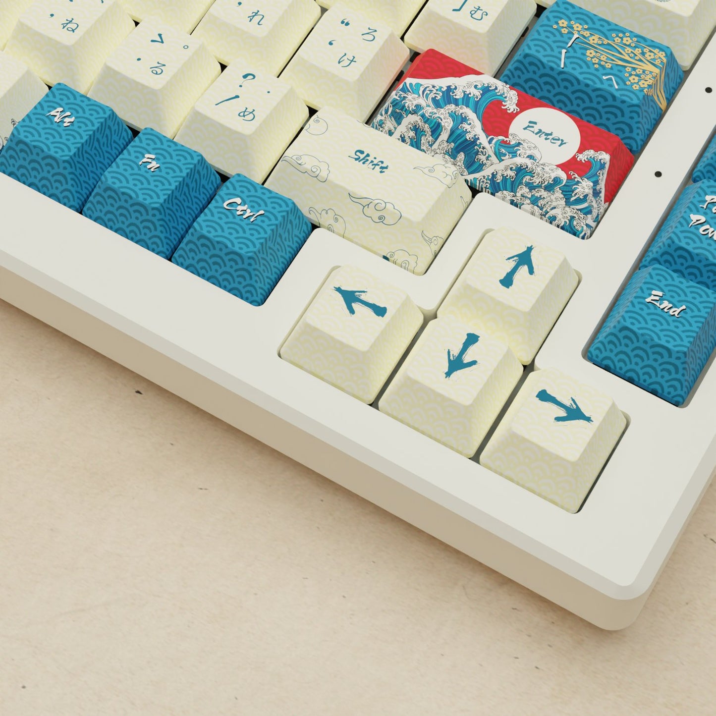Alpha 82 - 75% Japanese Wave Mechanical Keyboard - Goblintechkeys