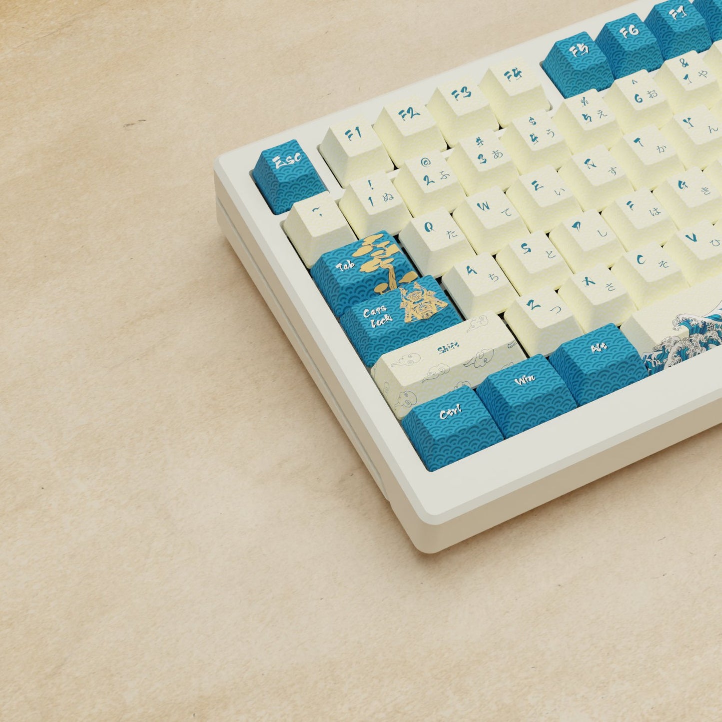 Alpha 82 - 75% Japanese Wave Mechanical Keyboard - Goblintechkeys