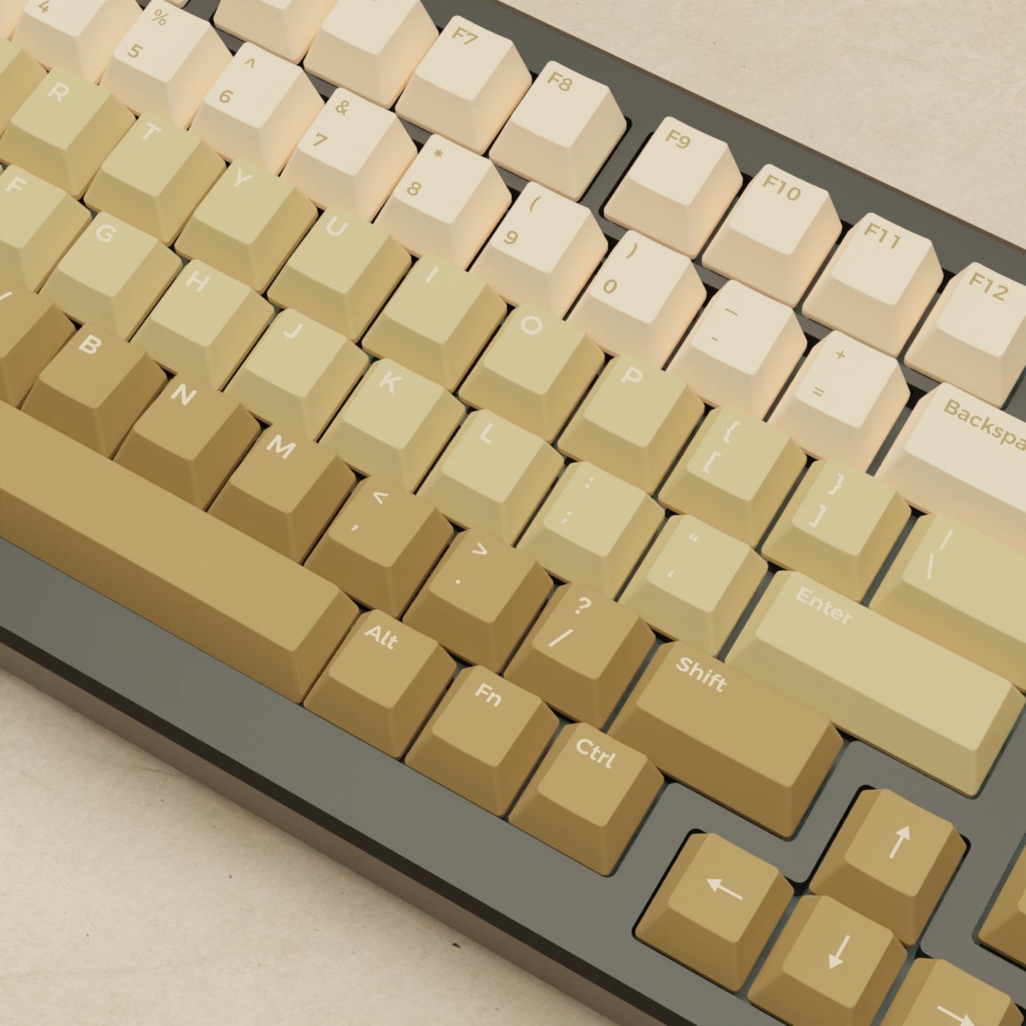 Alpha 82 - 75% Latte Mechanical Keyboard - Goblintechkeys