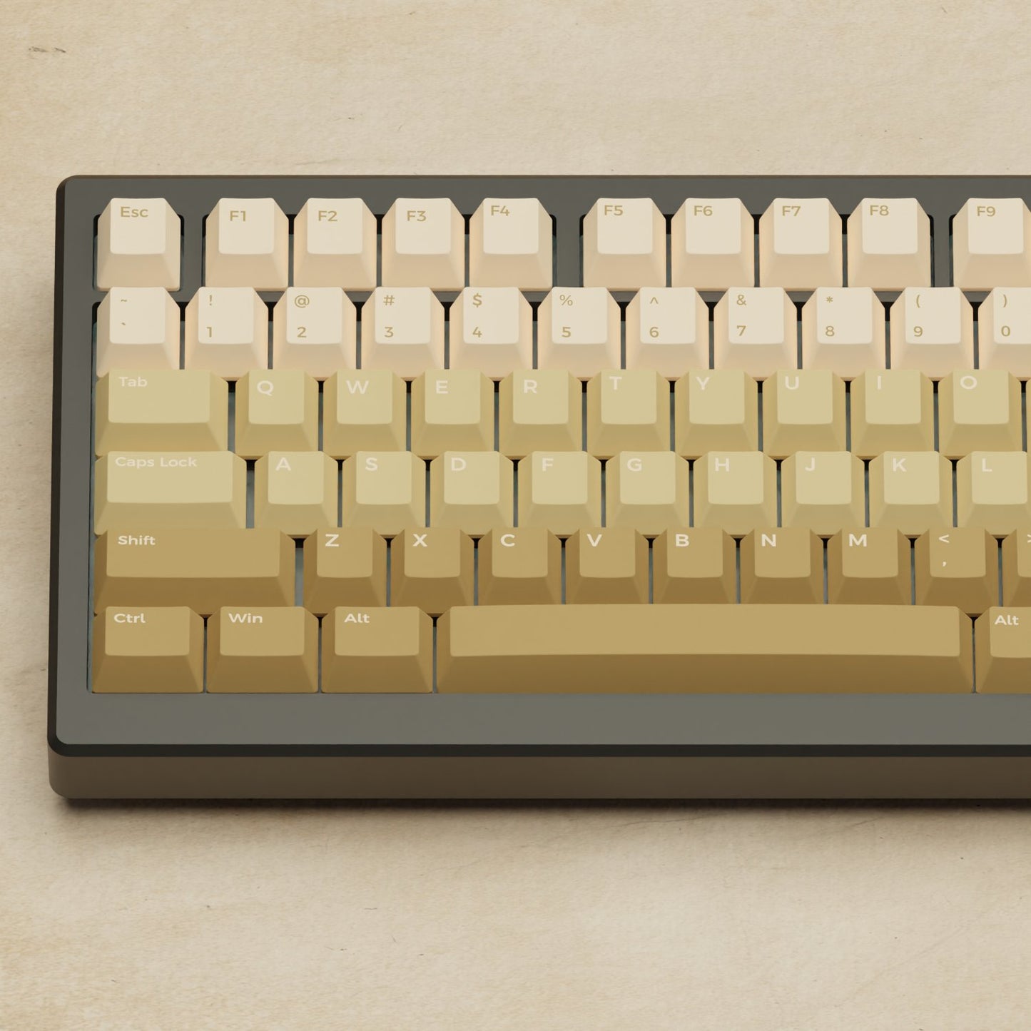 Alpha 82 - 75% Latte Mechanical Keyboard - Goblintechkeys