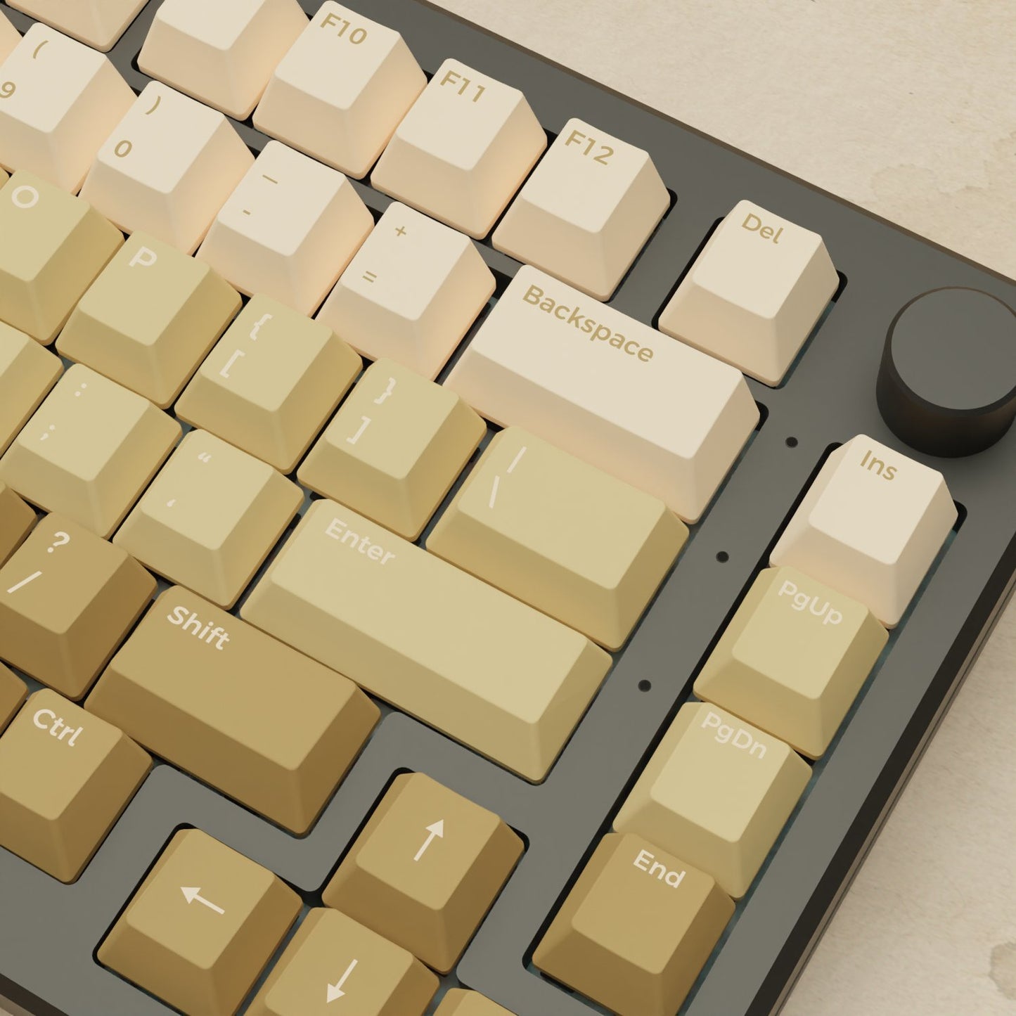 Alpha 82 - 75% Latte Mechanical Keyboard - Goblintechkeys