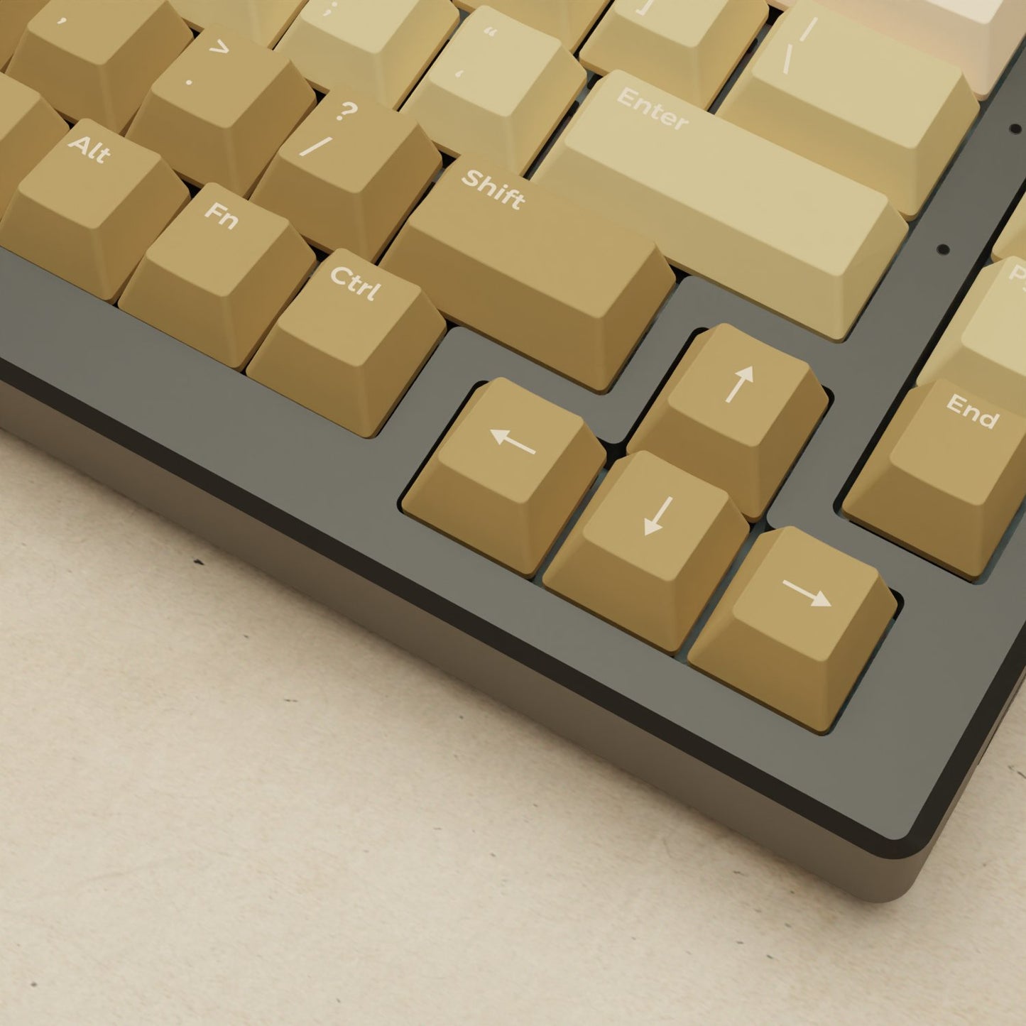 Alpha 82 - 75% Latte Mechanical Keyboard - Goblintechkeys