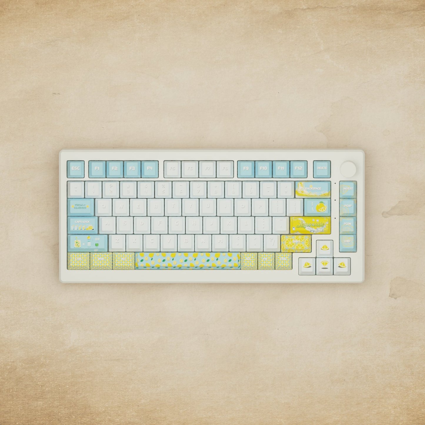 Alpha 82 - 75% Lemonade Mechanical Keyboard - Goblintechkeys