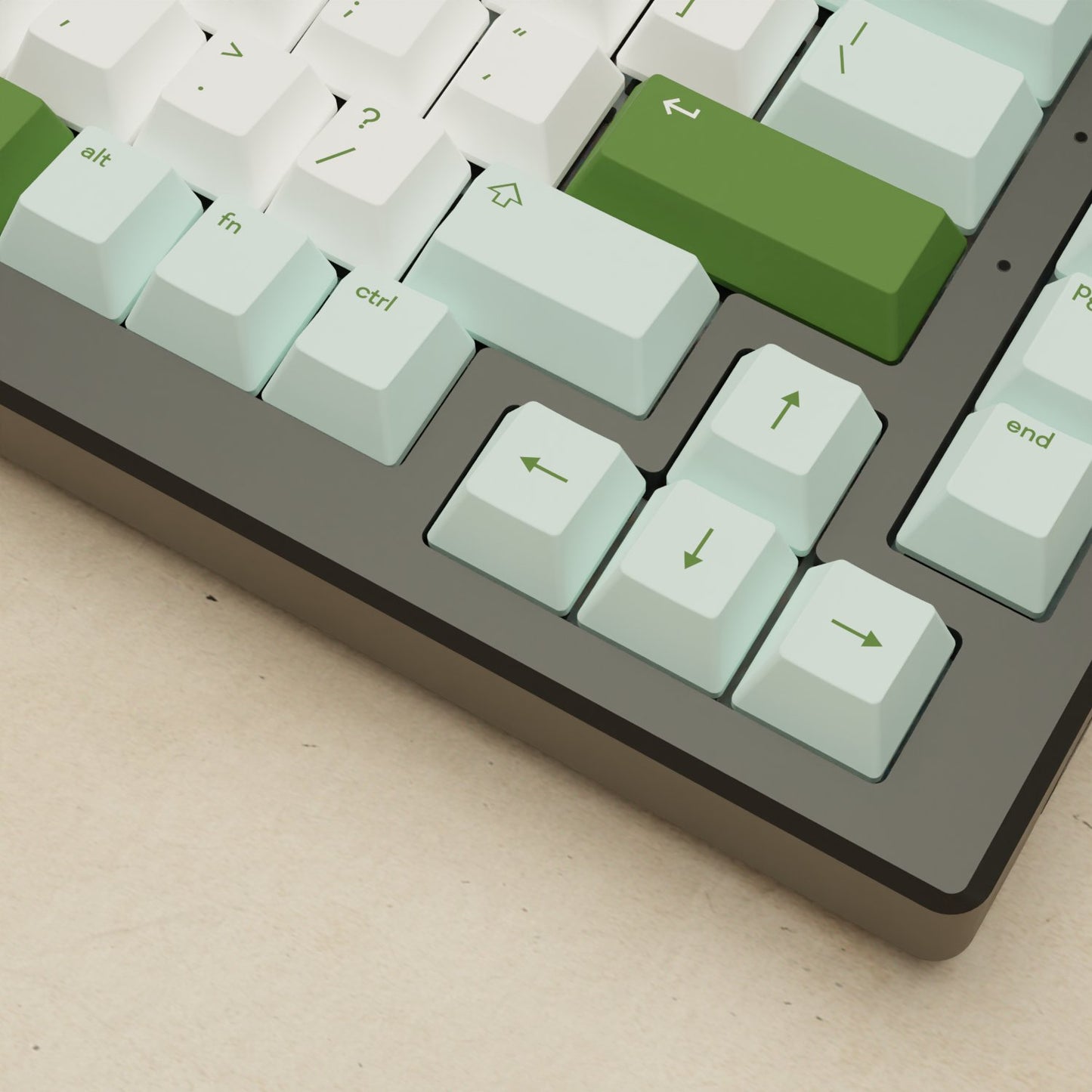 Alpha 82 - 75% Matcha Mechanical Keyboard - Goblintechkeys