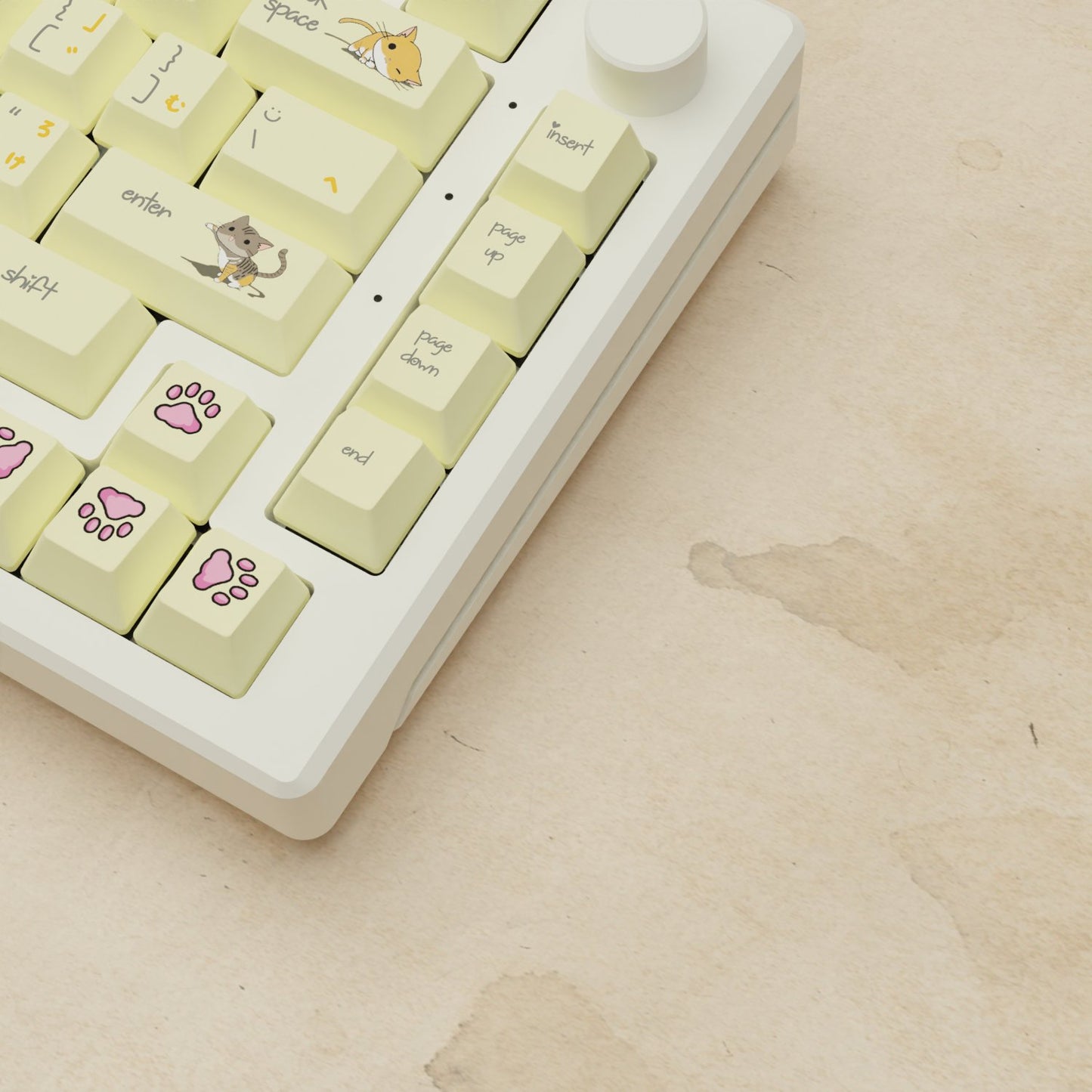 Alpha 82 - 75% Meowcaps Keyboard - Goblintechkeys