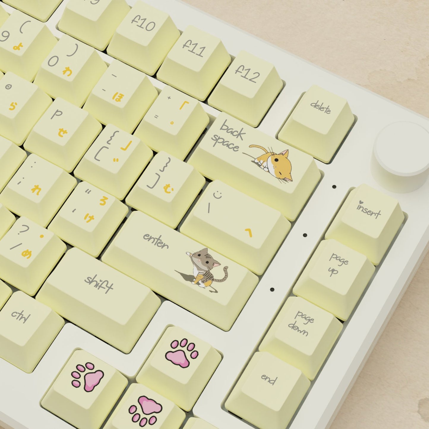 Alpha 82 - 75% Meowcaps Keyboard - Goblintechkeys