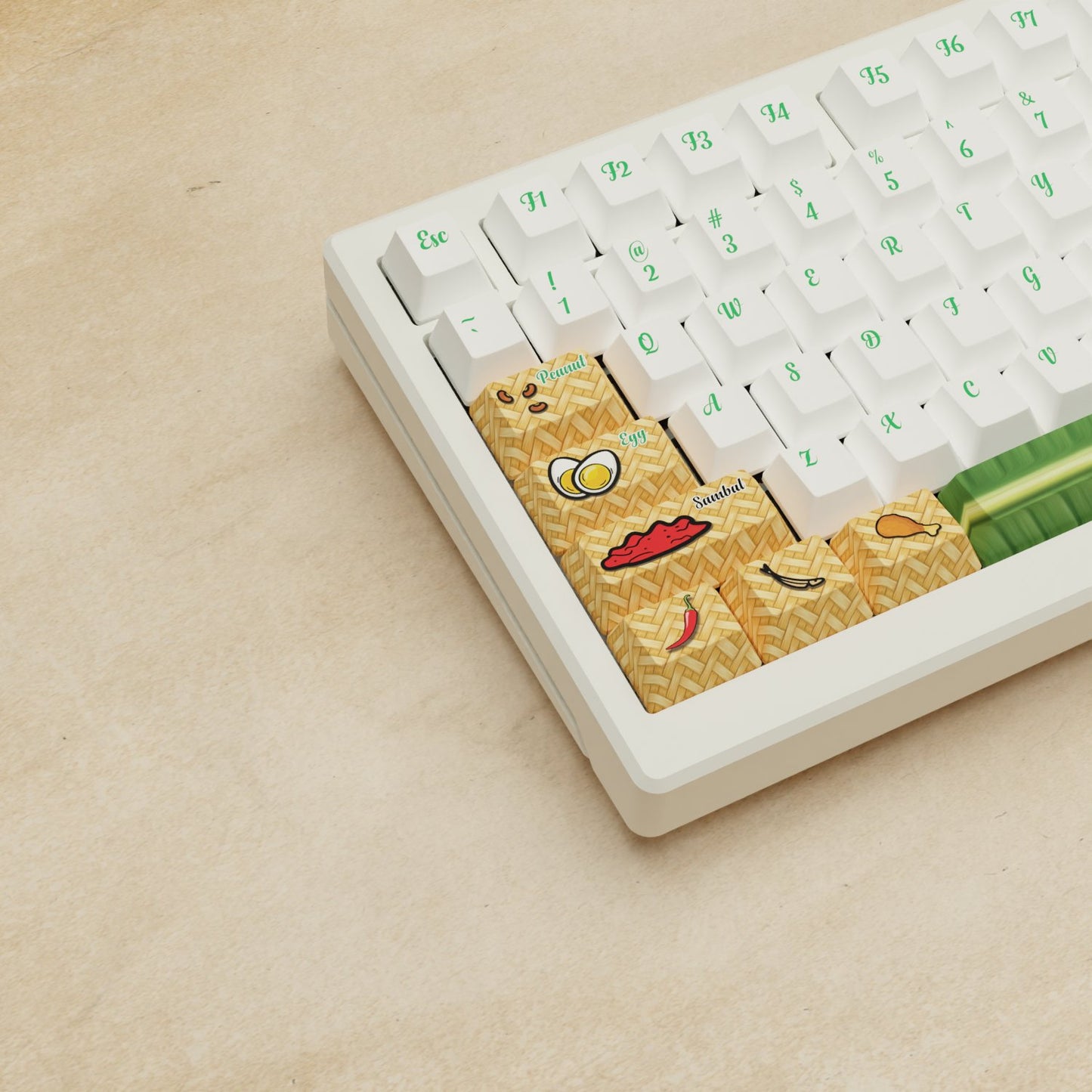 Alpha 82 - 75% Nasi Lemak Mechanical Keyboard - Goblintechkeys