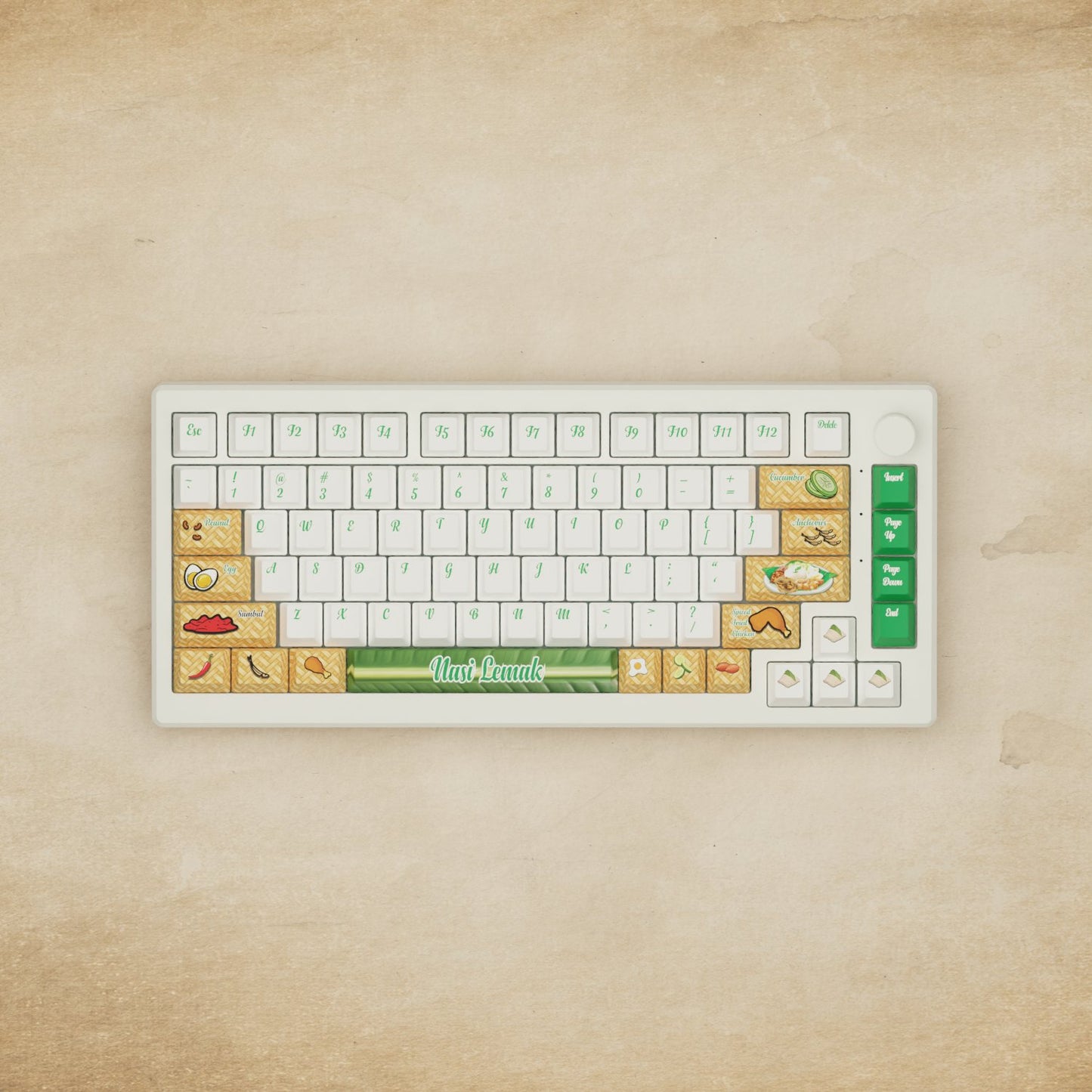 Alpha 82 - 75% Nasi Lemak Mechanical Keyboard - Goblintechkeys