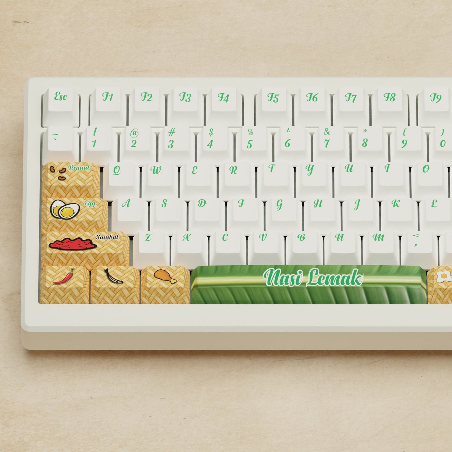 Alpha 82 - 75% Nasi Lemak Mechanical Keyboard - Goblintechkeys