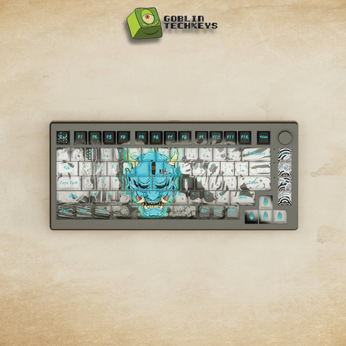 Alpha 82 - 75% Oni Mechanical Keyboard - Goblintechkeys