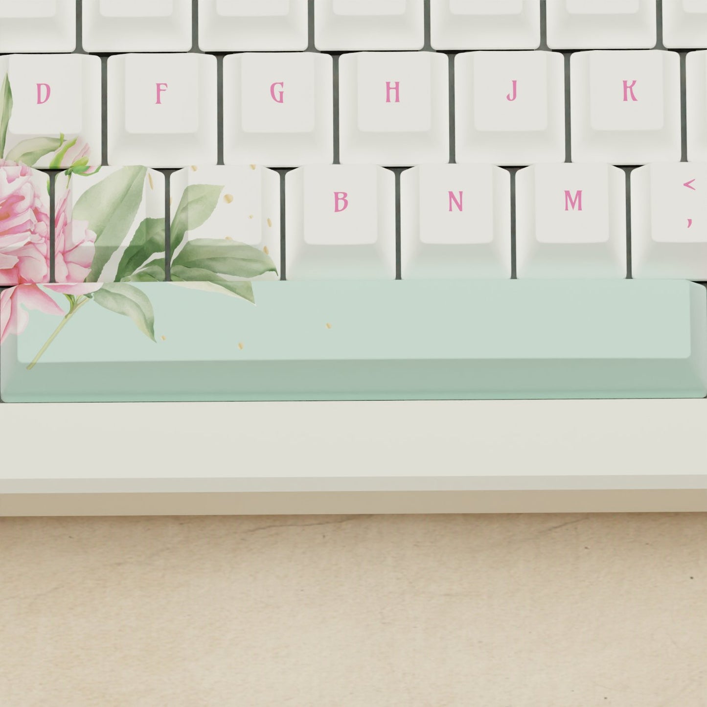 Alpha 82 - 75% Peony Mechanical Keyboard - Goblintechkeys