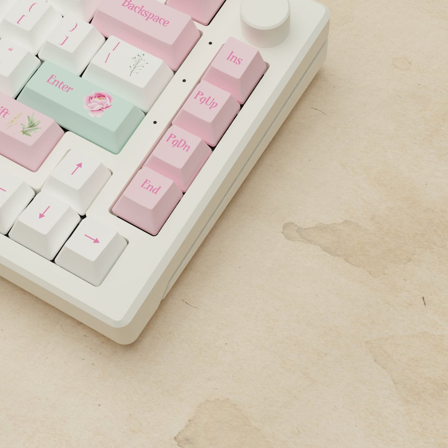 Alpha 82 - 75% Peony Mechanical Keyboard - Goblintechkeys