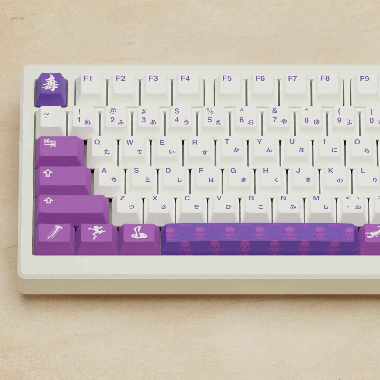 Alpha 82 - 75% Poison Mechanical Keyboard - Goblintechkeys