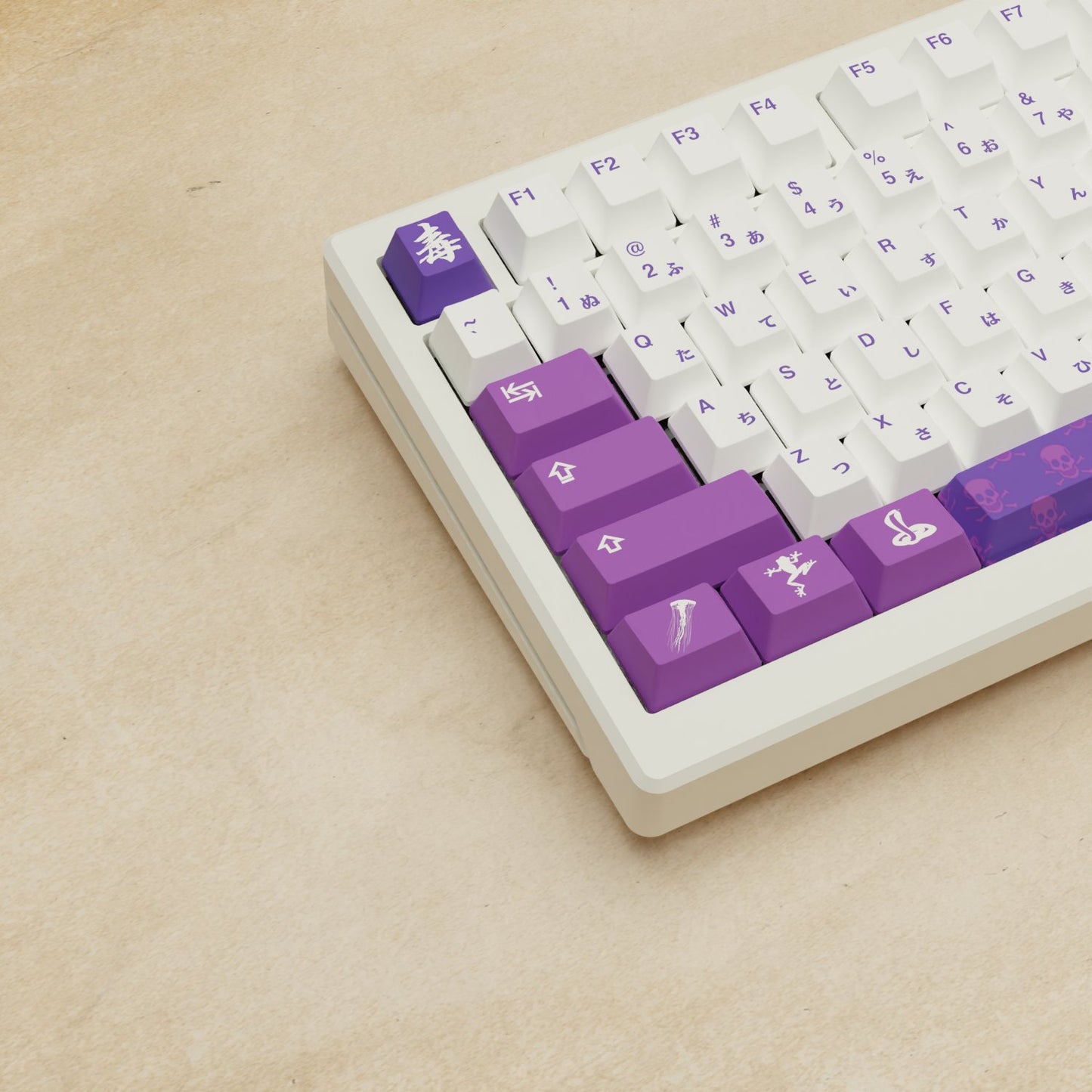 Alpha 82 - 75% Poison Mechanical Keyboard - Goblintechkeys