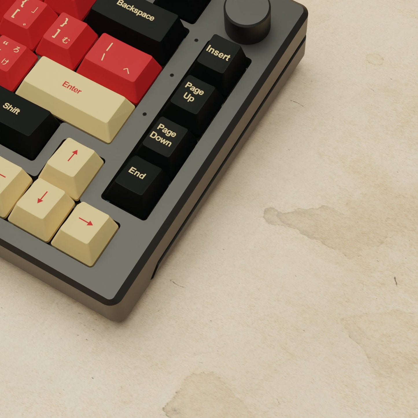 Alpha 82 - 75% Red Samurai Mechanical Keyboard - Goblintechkeys