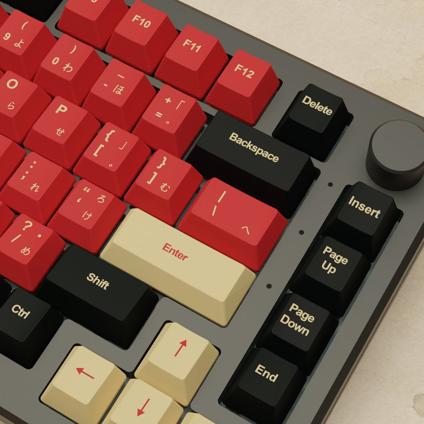 Alpha 82 - 75% Red Samurai Mechanical Keyboard - Goblintechkeys