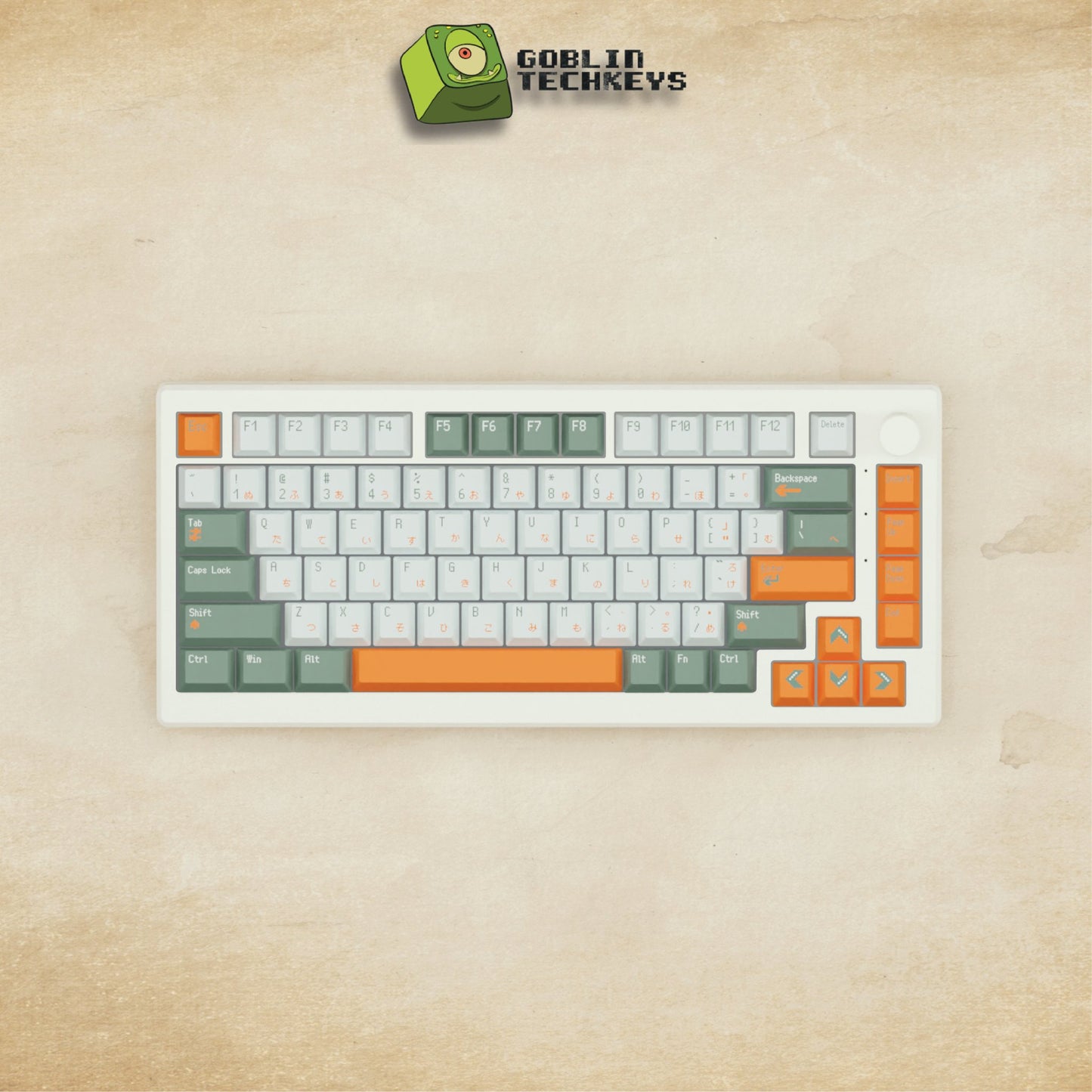 Alpha 82 - 75% Retro Mechanical Keyboard - Goblintechkeys