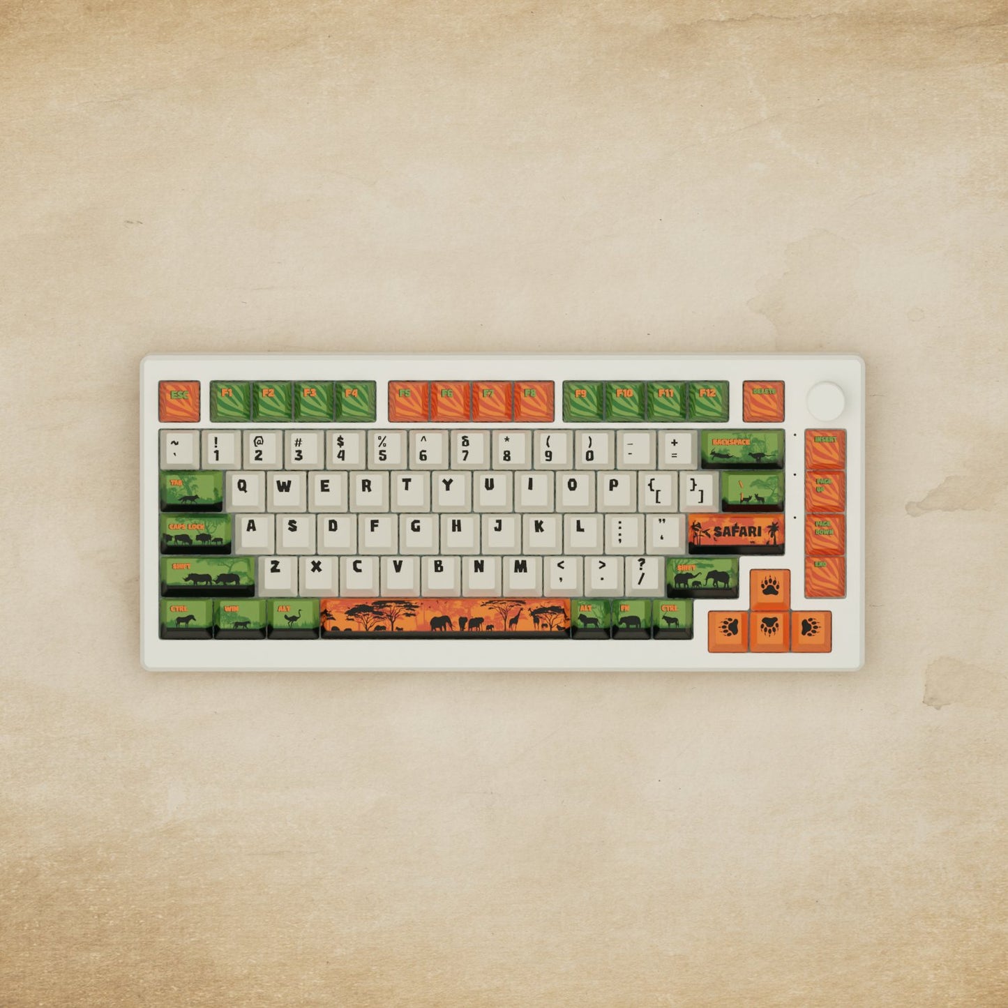 Alpha 82 - 75% Safari Mechanical Keyboard - Goblintechkeys