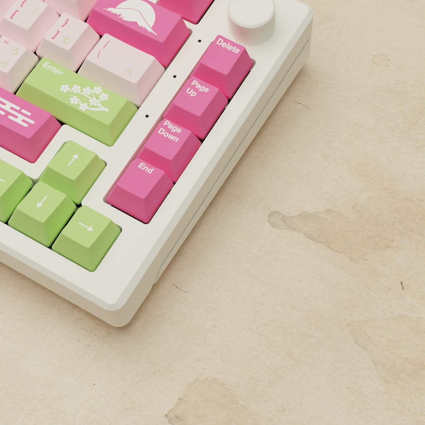 Alpha 82 - 75% Sakura Mechanical Keyboard - Goblintechkeys