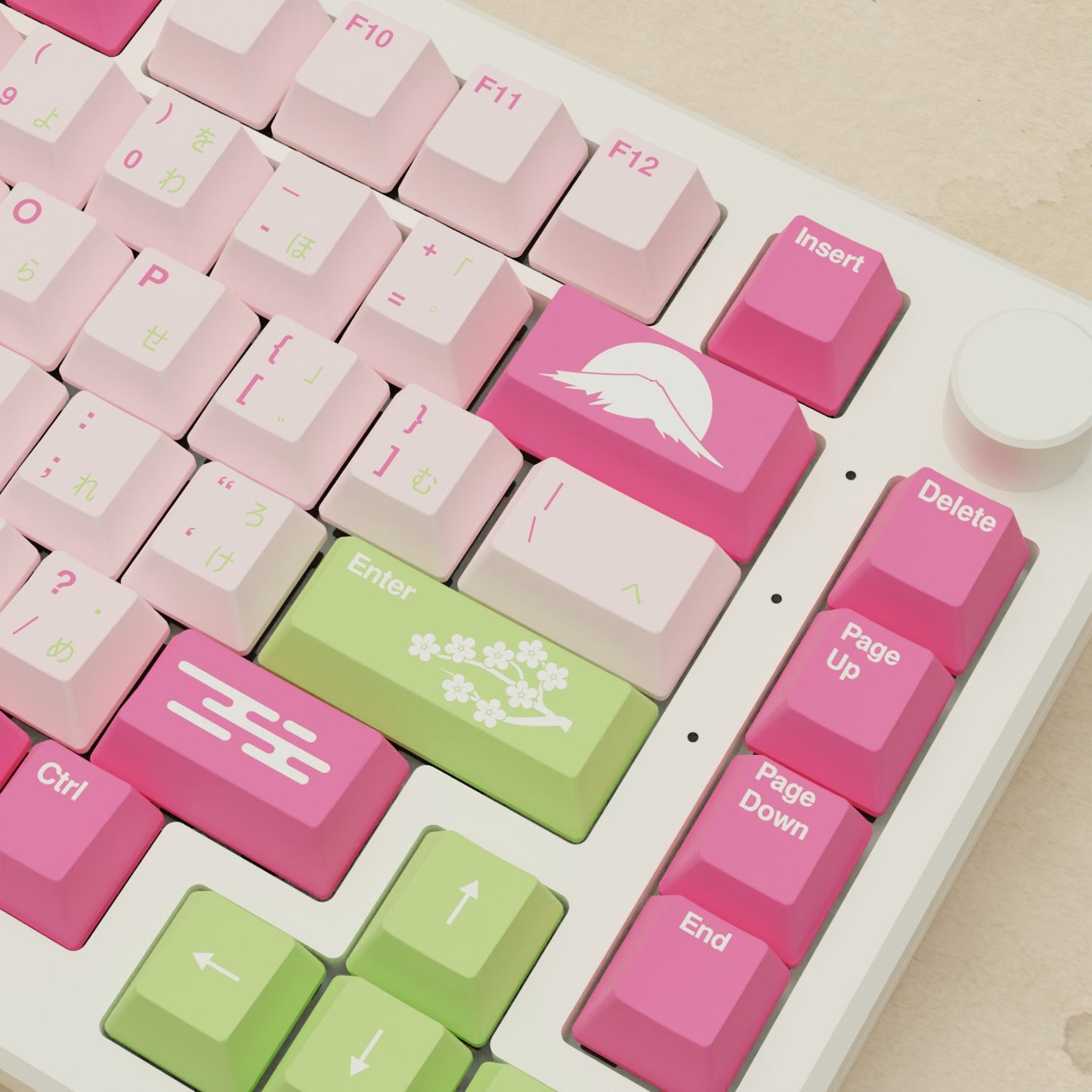Alpha 82 - 75% Sakura Mechanical Keyboard - Goblintechkeys