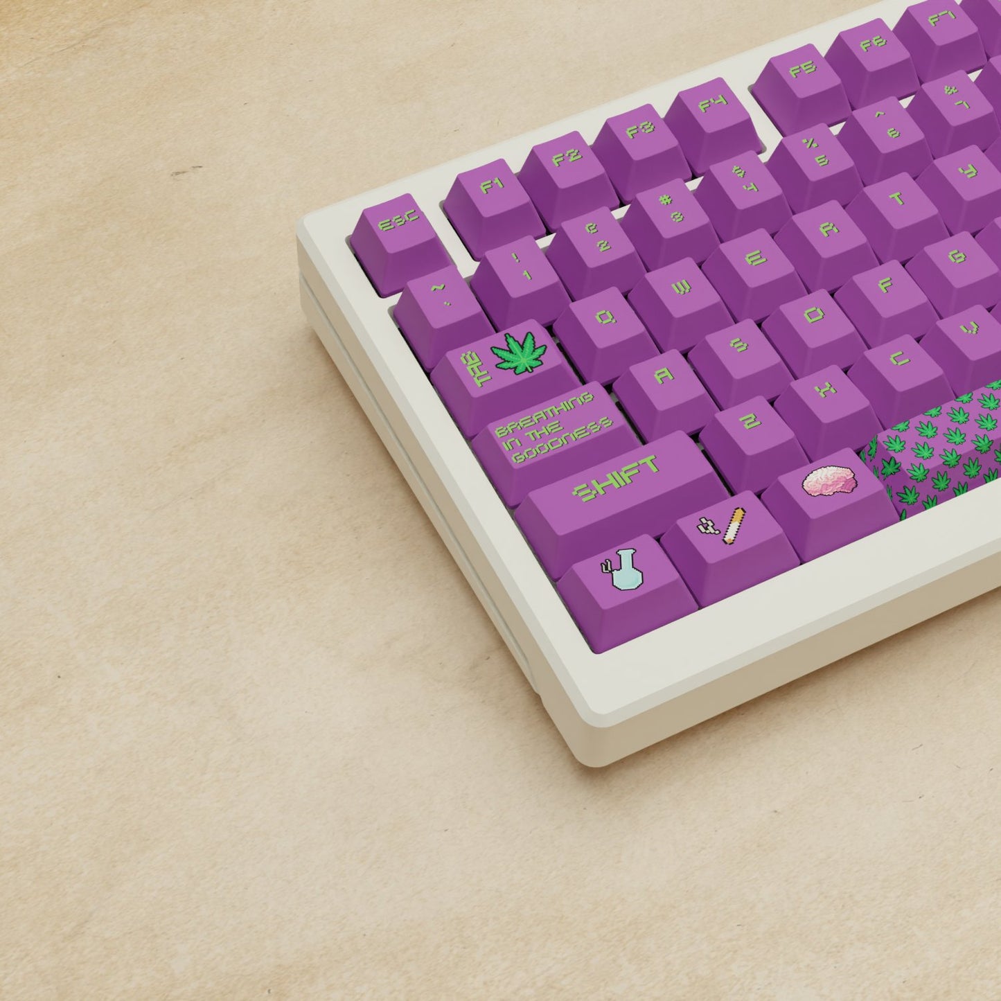Alpha 82 - 75% Stoner Mechanical Keyboard - Goblintechkeys