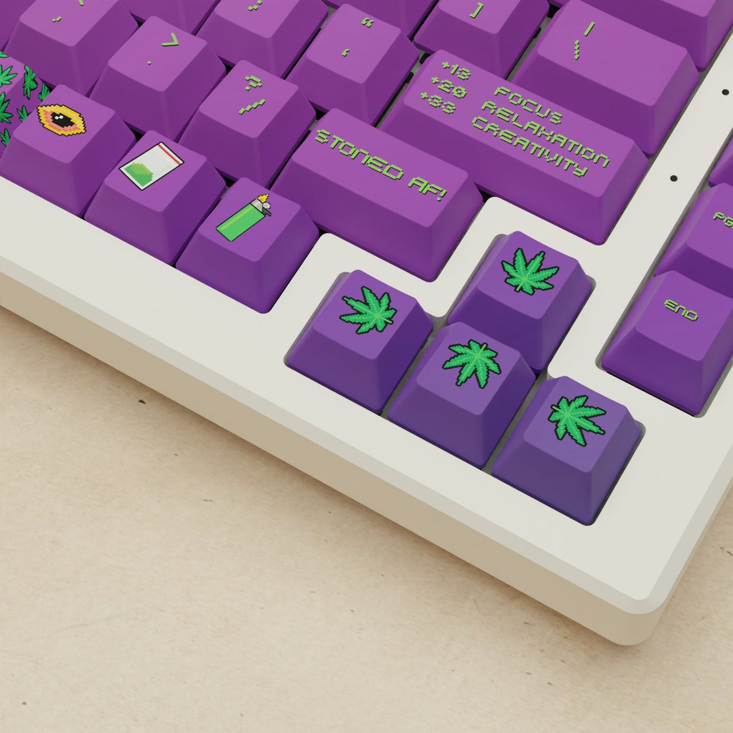 Alpha 82 - 75% Stoner Mechanical Keyboard - Goblintechkeys