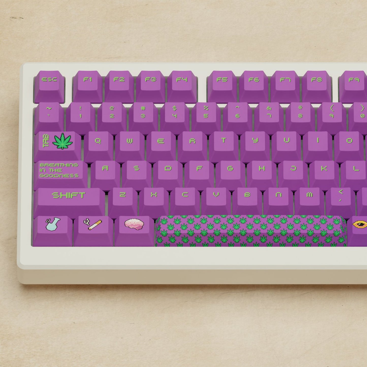 Alpha 82 - 75% Stoner Mechanical Keyboard - Goblintechkeys