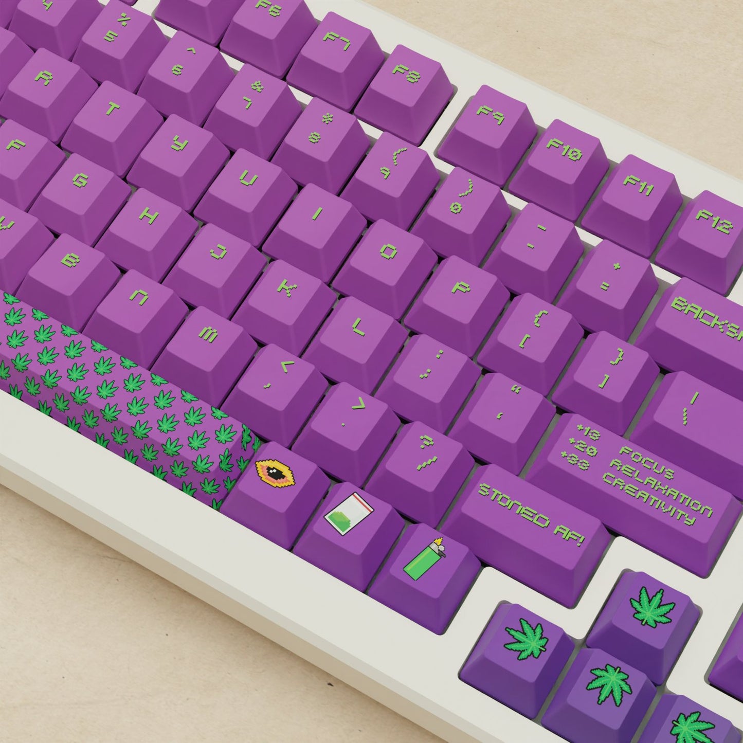Alpha 82 - 75% Stoner Mechanical Keyboard - Goblintechkeys