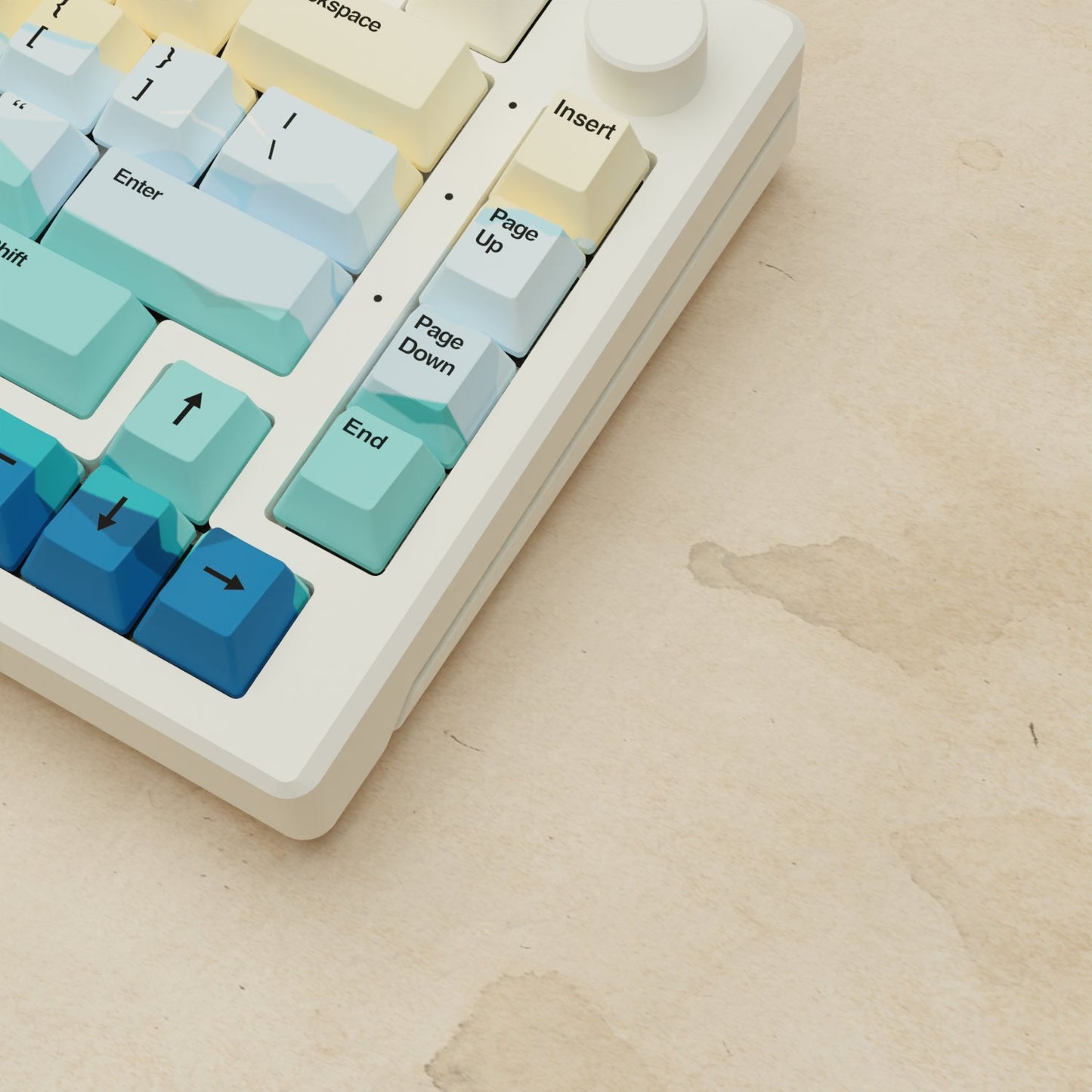 Alpha 82 - 75% Sunset Mechanical Keyboard - Goblintechkeys