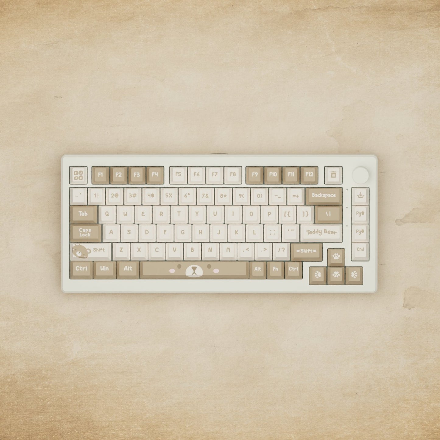 Alpha 82 - 75% Teddy Mechanical Keyboard - Goblintechkeys