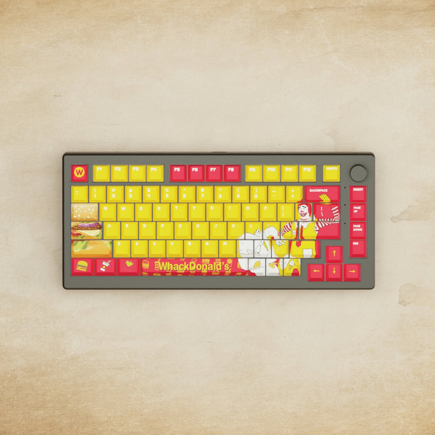 Alpha 82 - 75% Whackdonald Mechanical Keyboard - Goblintechkeys
