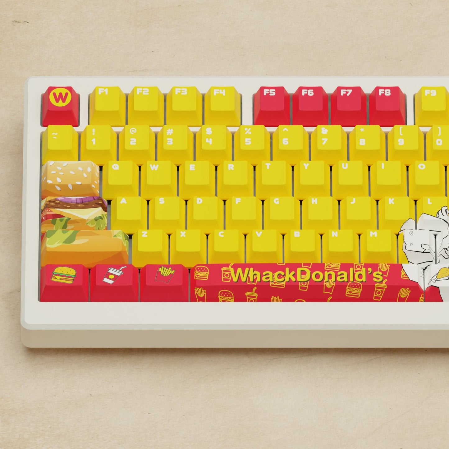 Alpha 82 - 75% Whackdonald Mechanical Keyboard - Goblintechkeys